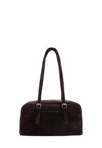 TEXTURED BOWLING - Ručna torba - dark brown