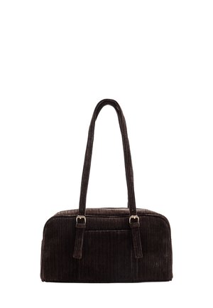 TEXTURED BOWLING - Borsa a mano - dark brown