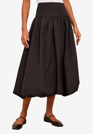 Friends Like These REGULAR FIT BUBBLE HEM - Fustă gogoșar - black