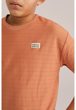 WE Fashion Majica kratkih rukava s printom - orange