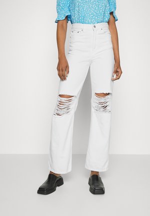 Dr.Denim ECHO HIGH STRAIGHT - Blugi drepți - white