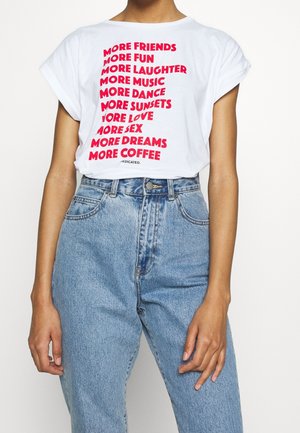 T-shirt con stampa - white