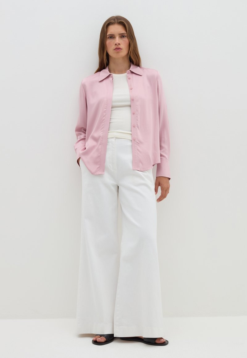 Stefanel Overhemdblouse donkerroze Stefanel Overhemdblouse donkerroze