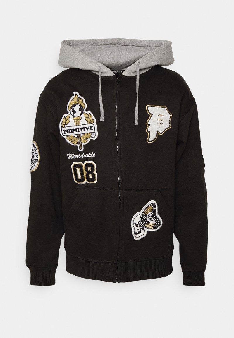Primitive ZIP UP HOOD - Zip-up sweatshirt - black - Zalando.co.uk