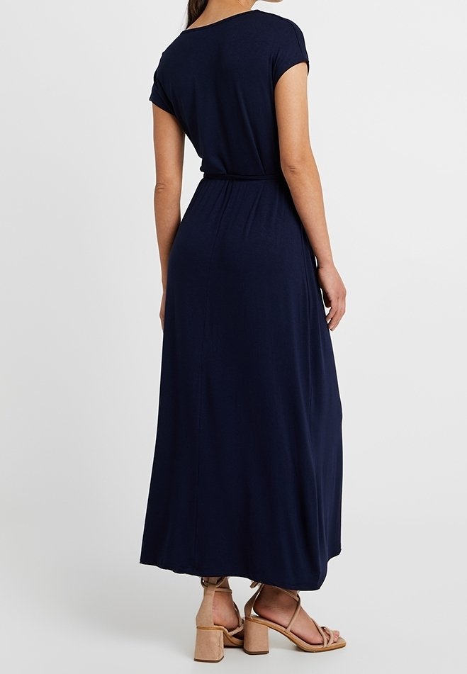 frill hem maxi dress RUFFLE HEM MAXI DRESS