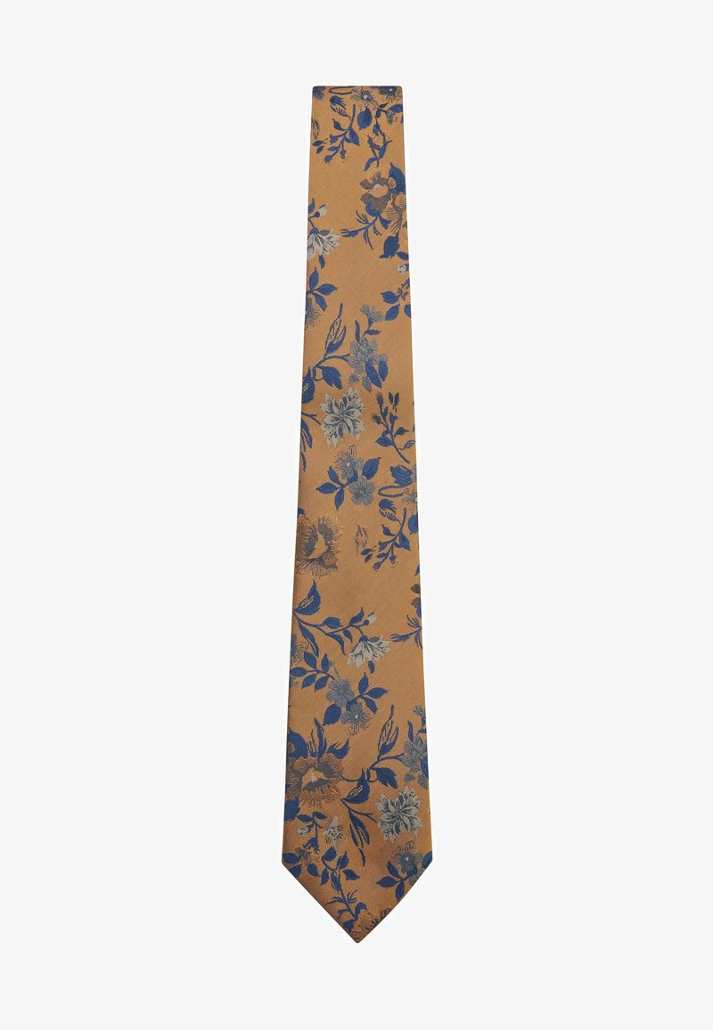 Next PATTERN SLIM - Lips - yellow gold blue navy floral