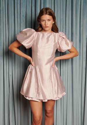 NOUVEAU RUFFLE MINI DRESS - Robe de soirée - pink
