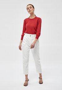 Minus MIMERSIN KNIT TEE - Pulover - berry red