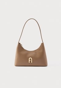 DIAMANTE MINI SHOULDER BAG - Rankinė - toffee