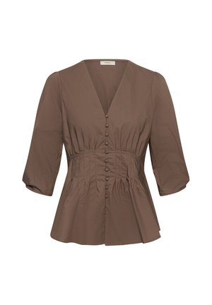 InWear, HAZEIW FITTED - Bluse - coffee quartz