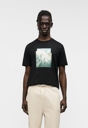 COVER - Potiskana majica - black