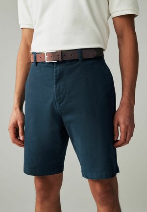 BELTED - REGULAR FIT - Shorts - navy