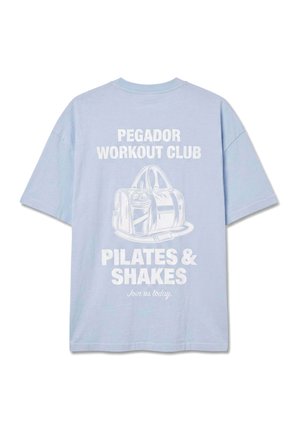 Pegador, PEGADOR HEAVY OVERSIZED T-SHIRT RIMETEA - T-Shirt print - blau