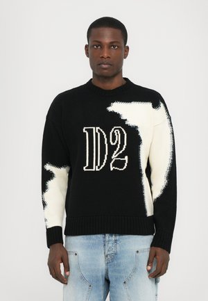 Jumper - black/white