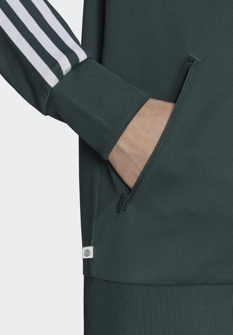 adidas Originals SUPERSTAR TRACKTOP - Bomber Jacket - mineral green/dark  green - Zalando.ie