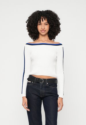 HUGO STRAYS - Striktrøje - white