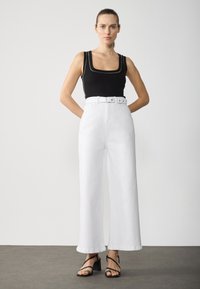 Anna Field Tall Wide leg - white denim