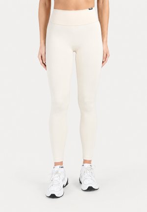 Smilodox, SELINA HIGH WAIST LEGGINGS YOGA SPORT - Medias - beige