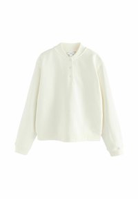 Next BACK GRAPHIC PRINT POPPER NECKLINE LONG SLEEVE - Collegepaita - ecru/red/blue