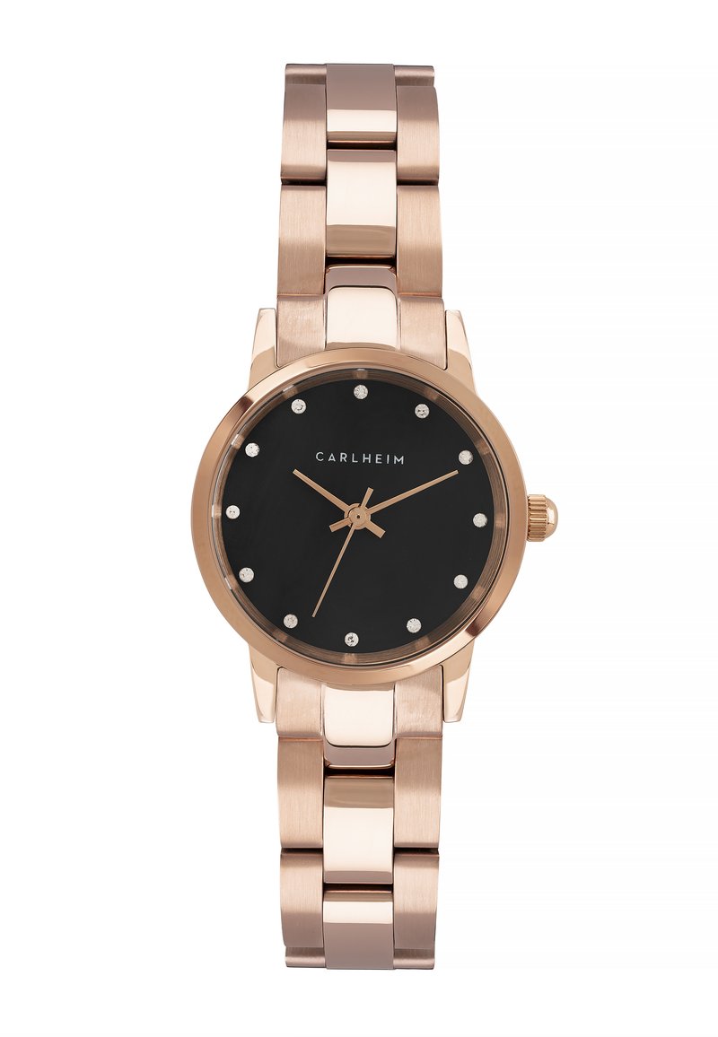 Carlheim PETIT ROUND ANNA - Reloj - rose gold coloured/black