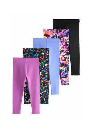 Next, REGULAR FIT - LEGGINGS 5 PACK  . - Legíny – nohavice - blue graffiti