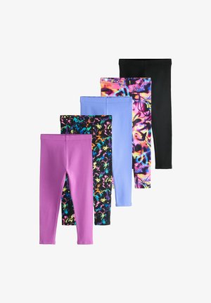 Next, REGULAR FIT - LEGGINGS 5 PACK . - Legíny – nohavice - blue graffiti