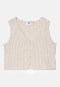 CABLED BUTTON VEST - Γιλέκο - calico