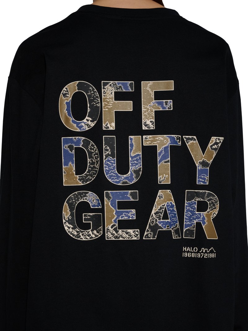 HALO GRAPHIC - T-shirt à manches longues - black