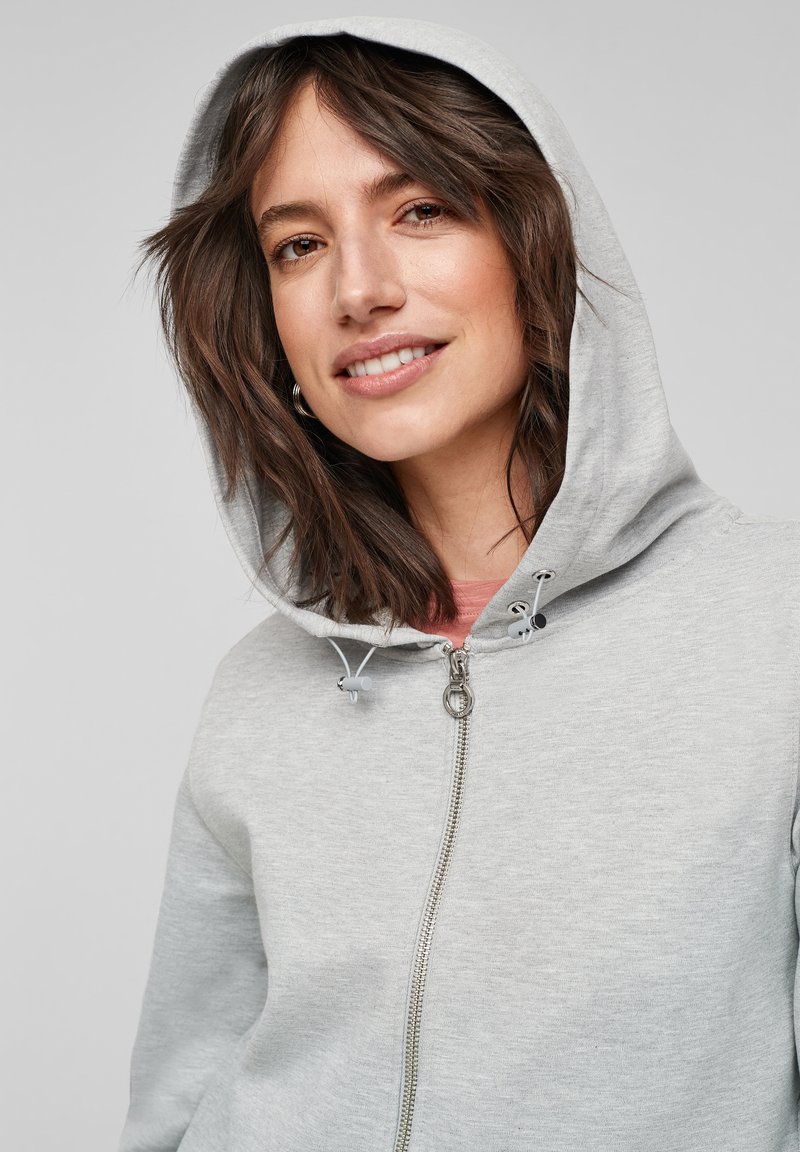 Damen Sweatshirts | s.Oliver Sweatjacke grey melange/grau - NN75460 Damen Sweatshirts | s.Oliver Sweatjacke grey melange/grau - NN75460
