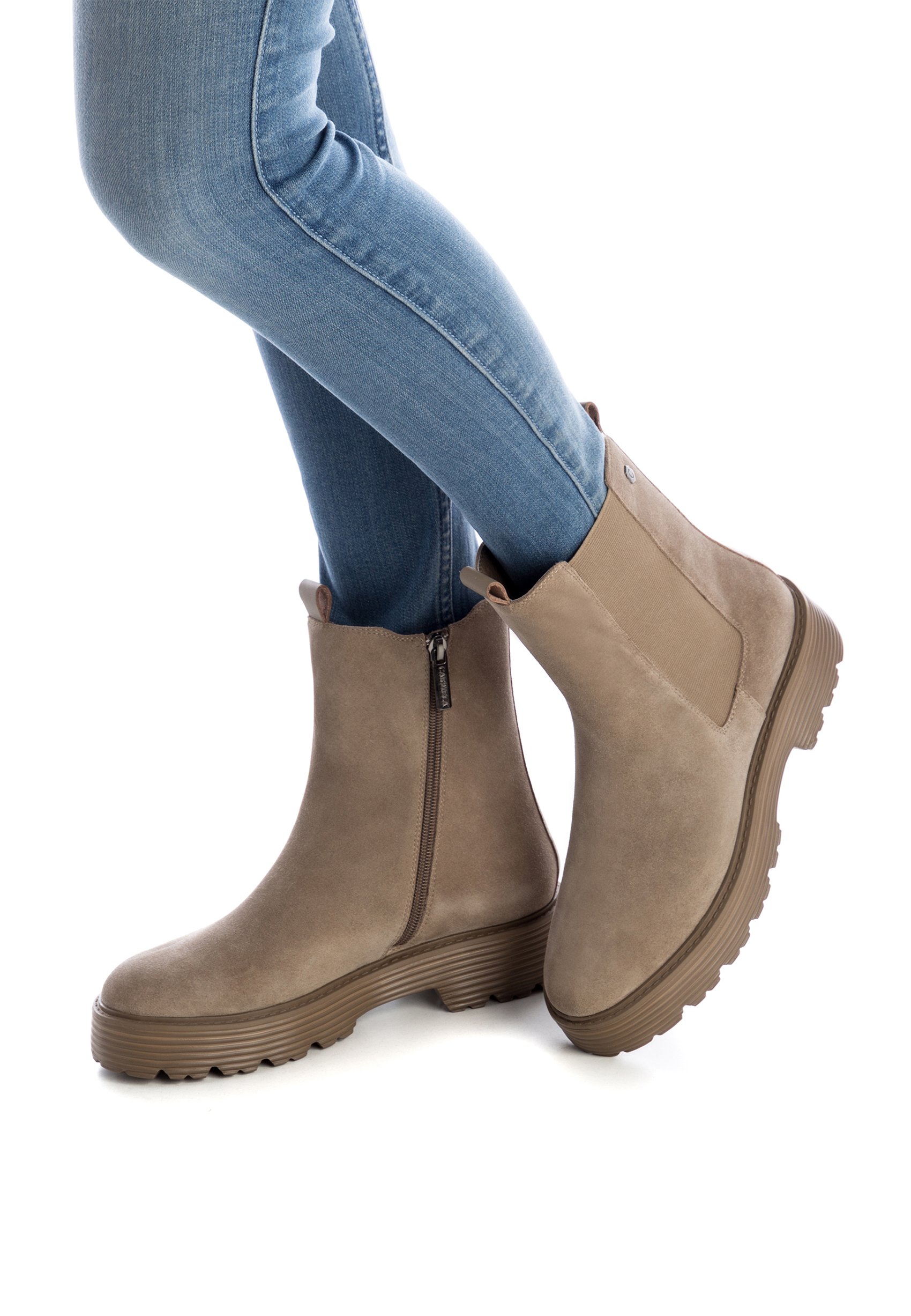 Carmela Botines con plataforma - taupe/marrón - Zalando.es