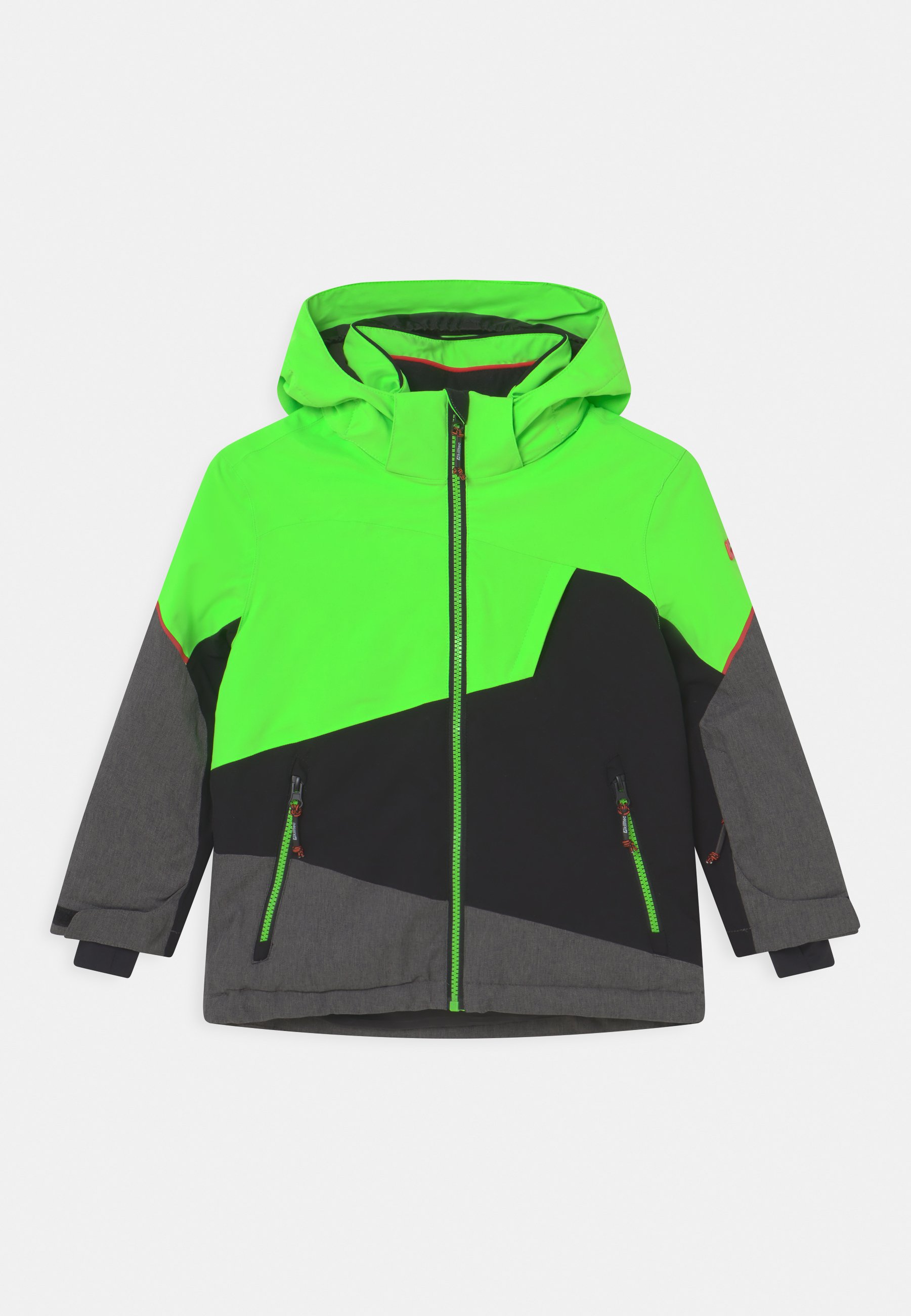 neon snow jacket