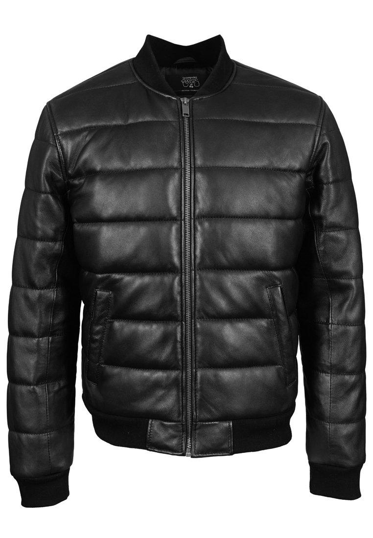 Le Temps Des Cerises Leren jas zwart Le Temps Des Cerises Leren jas zwart