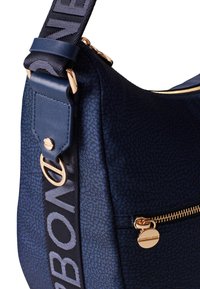 Borbonese LUNA MEDIUM CON ZIP - Cross body bag - blue