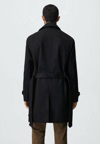 Mango Trench - black