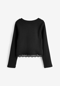 Next LONG SLEEVE  REGULAR FIT - Hosszú ujjú felső - black