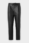 COATED PANTS - Kelnės - black