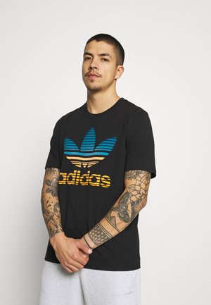 adidas Originals TREF OMBRE UNISEX - T-shirt con stampa - black