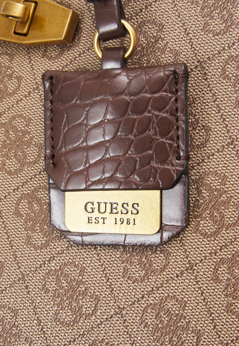 Damen Handtaschen | Guess ZADIE LOGO GIRLFRIEND SATCHEL Handtasche mehrfarbig beige/braun - RG67374 Damen Handtaschen | Guess ZADIE LOGO GIRLFRIEND SATCHEL Handtasche mehrfarbig beige/braun - RG67374