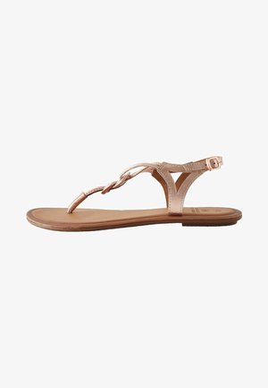 Sandalias de dedo - rose gold