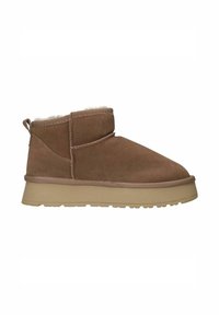 Manfield Snowboot/Winterstiefel - beige