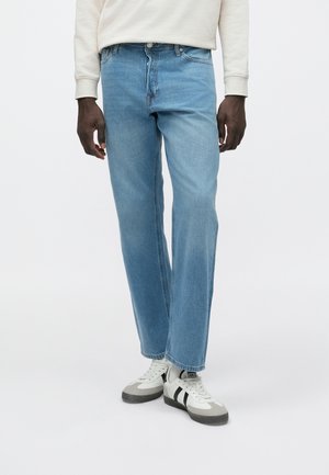 JJICHRIS JJORIGINAL - Tiesaus kirpimo džinsai - blue denim