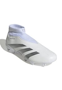adidas Performance PREDATOR LEAGUE  - Botines de fútbol para terreno firme - footwear white/silver metallic