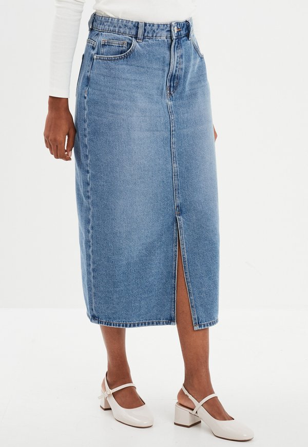 Jeansrock - denim double stone