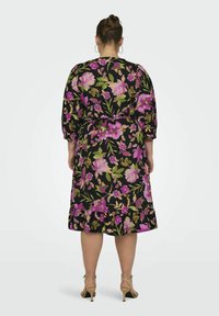 ONLY Carmakoma CARLIVIA 3/4 WRAP - Kasdienė suknelė - black