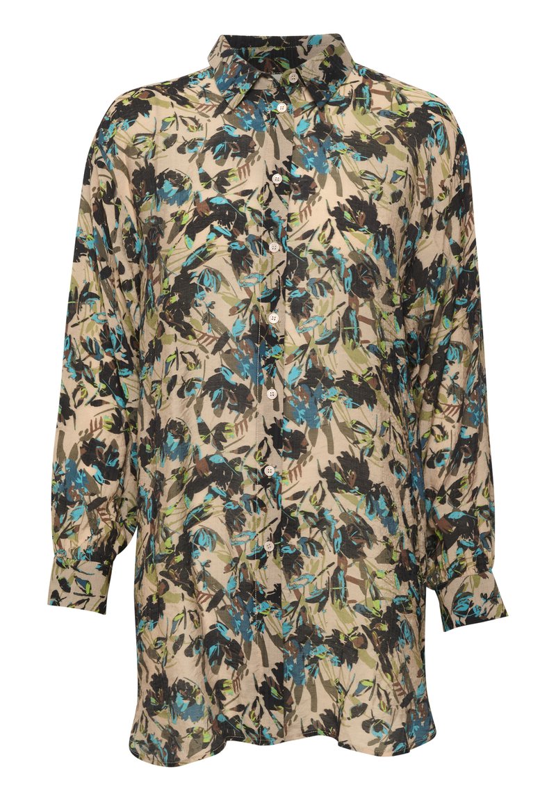 Kaffe Overhemdblouse beige Kaffe Overhemdblouse beige