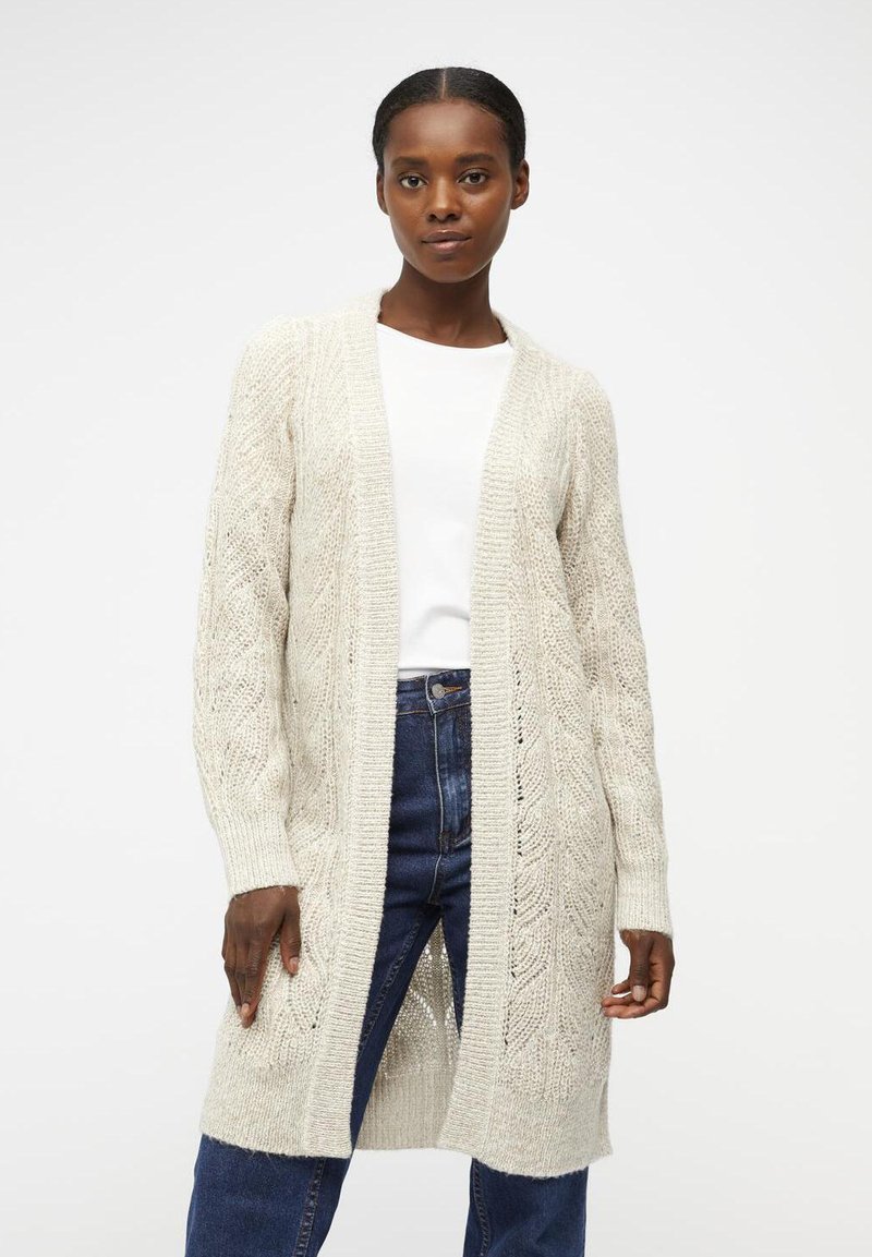 Object OBJNOVA STELLA CARDIGAN - Cardigan - humus/melange