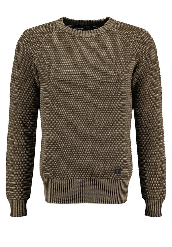 ROBBIE ROUND - Strickpullover - olive