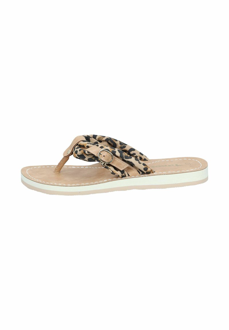 Tamaris T-bar sandals - leopard