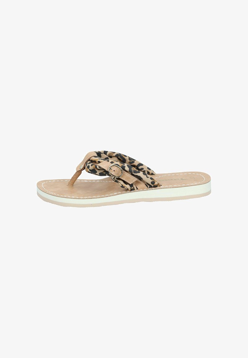 Tamaris T-bar sandals - leopard