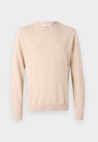 SLHMATTIS SUN CREW NECK - Pullover - oatmeal
